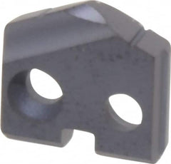 Allied Machine and Engineering - 22/57" Diam x 3/32" Thick, Seat Code Y, 132° Included Angle Spade Drill Insert - TiAlN Coated, Carbide, Grade P40, Series T-A - Americas Industrial Supply