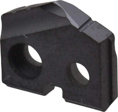 Allied Machine and Engineering - 27/64" Diam x 3/32" Thick, Seat Code Y, 132° Included Angle Spade Drill Insert - TiAlN Coated, Carbide, Grade P40, Series T-A - Americas Industrial Supply