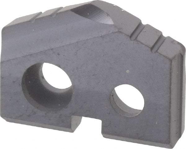 Allied Machine and Engineering - 15/32" Diam x 3/32" Thick, Seat Code Z, 132° Included Angle Spade Drill Insert - TiAlN Coated, Carbide, Grade P40, Series T-A - Americas Industrial Supply