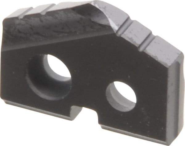 Allied Machine and Engineering - 1/2" Diam x 3/32" Thick, Seat Code Z, 132° Included Angle Spade Drill Insert - TiAlN Coated, Carbide, Grade P40, Series T-A - Americas Industrial Supply