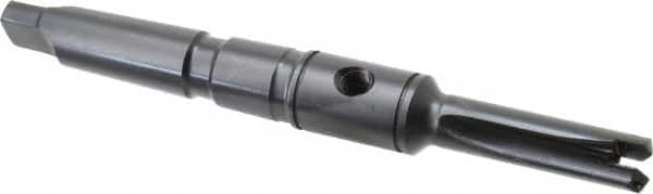 Allied Machine and Engineering - Series 0, 33/64 to 11/16" Diam, 2MT Taper Shank, Straight Flute Spade Drill - 1-3/8" Max Depth, 3-41/64" Body Length, 6-15/32" OAL, Short Length, Through Coolant - Americas Industrial Supply