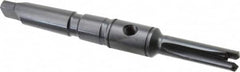 Allied Machine and Engineering - Series 0, 33/64 to 11/16" Diam, 2MT Taper Shank, Straight Flute Spade Drill - 1-3/8" Max Depth, 3-41/64" Body Length, 6-15/32" OAL, Short Length, Through Coolant - Americas Industrial Supply