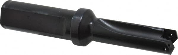 Allied Machine and Engineering - Series 0.5, 39/64 to 11/16" Diam, 3/4" Diam Straight Shank with Flange, Straight Flute Spade Drill - 1-3/8" Max Depth, 2-39/64" Body Length, 4-17/32" OAL, Short Length, Through Coolant - Americas Industrial Supply