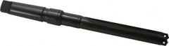 Allied Machine and Engineering - Series 2, 31/32 to 1-3/8" Diam, 4MT Taper Shank, Straight Flute Spade Drill - 5-3/8" Max Depth, 8-19/64" Body Length, 12-25/32" OAL, Intermediate Length, Through Coolant - Americas Industrial Supply