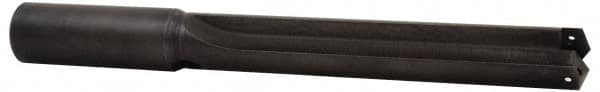 Allied Machine and Engineering - Series 4, 1-29/32 to 2-9/16" Diam, 1-1/2" Diam Straight Shank, Straight Flute Spade Drill - 16-5/8" Max Depth, 18-3/16" Body Length, 22" OAL, Extended Length, Through Coolant - Americas Industrial Supply