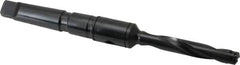 Allied Machine and Engineering - Series Z, 7/16 to 1/2" Diam, 2MT Taper Shank, Helical Flute Spade Drill - 2-3/8" Max Depth, 4-19/32" Body Length, 7-7/16" OAL, Standard Length, Through Coolant - Americas Industrial Supply