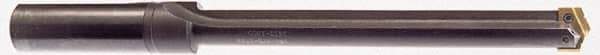Allied Machine and Engineering - Series 4, 1-29/32 to 2-9/16" Diam, 1-1/2" Diam Straight Shank, Straight Flute Spade Drill - 24-5/8" Max Depth, 26-3/16" Body Length, 30" OAL, Long Length, Through Coolant - Americas Industrial Supply