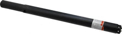 Allied Machine and Engineering - Series 3, 1-13/32 to 1-7/8" Diam, 1-1/4" Diam Straight Shank, Straight Flute Spade Drill - 13-3/4" Max Depth, 15-3/16" Body Length, 19" OAL, Extended Length, Through Coolant - Americas Industrial Supply