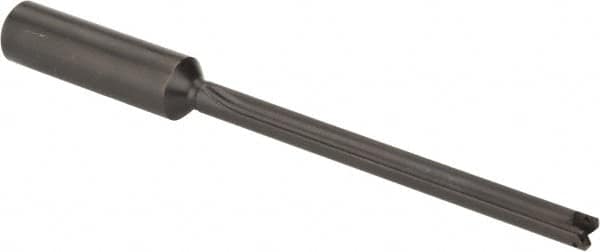 Allied Machine and Engineering - Series Y, 3/8 to 27/64" Diam, 3/4" Diam Straight Shank, Straight Flute Spade Drill - 4-3/8" Max Depth, 5-1/4" Body Length, 7-17/32" OAL, Extended Length, Through Coolant - Americas Industrial Supply
