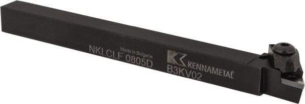 Kennametal - NP.., 5° Lead Angle NKLC External Left Hand Indexable Profiling Toolholder - 1/2" Shank Height x 1/2" Shank Width, 6" Long - Americas Industrial Supply