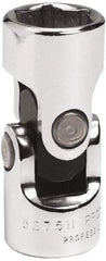 Proto - 3/8" Drive, Standard Hand Socket - 6 Points, 1-3/4" OAL, Alloy Steel, Chrome Finish - Americas Industrial Supply