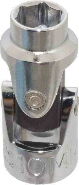 Proto - 3/8" Drive, Standard Hand Socket - 6 Points, 1-3/4" OAL, Alloy Steel, Chrome Finish - Americas Industrial Supply