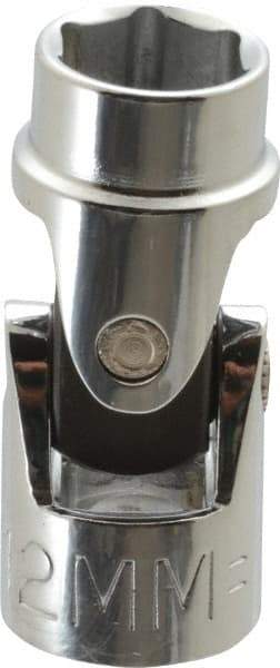 Proto - 3/8" Drive, Standard Hand Socket - 6 Points, 1-3/4" OAL, Alloy Steel, Chrome Finish - Americas Industrial Supply