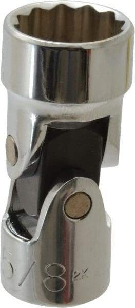 Proto - 5/8", 3/8" Drive, Standard Hand Socket - 12 Points, 1-27/32" OAL, Alloy Steel, Chrome Finish - Americas Industrial Supply