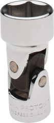 Proto - 11/16", 3/8" Drive, Standard Hand Socket - 6 Points, 2" OAL, Alloy Steel, Chrome Finish - Americas Industrial Supply