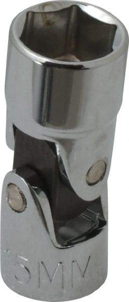 Proto - 3/8" Drive, Standard Hand Socket - 6 Points, 2" OAL, Alloy Steel, Chrome Finish - Americas Industrial Supply