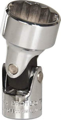 Proto - 3/4", 3/8" Drive, Standard Hand Socket - 12 Points, 2" OAL, Alloy Steel, Chrome Finish - Americas Industrial Supply