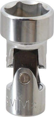 Proto - 3/8" Drive, Standard Hand Socket - 6 Points, 2" OAL, Alloy Steel, Chrome Finish - Americas Industrial Supply