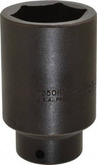 Proto - 1/2" Drive 1-9/16" Deep Impact Socket - 6 Points, 3-1/2" OAL - Americas Industrial Supply