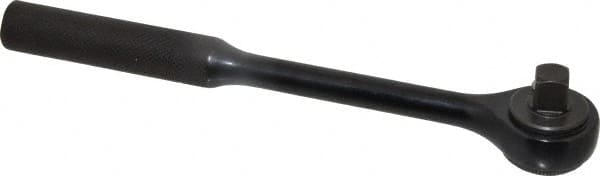 Proto - 3/8" Drive Round Head Standard Ratchet - Black Oxide Finish, 7-3/8" OAL, 72 Gear Teeth, Standard Head - Americas Industrial Supply