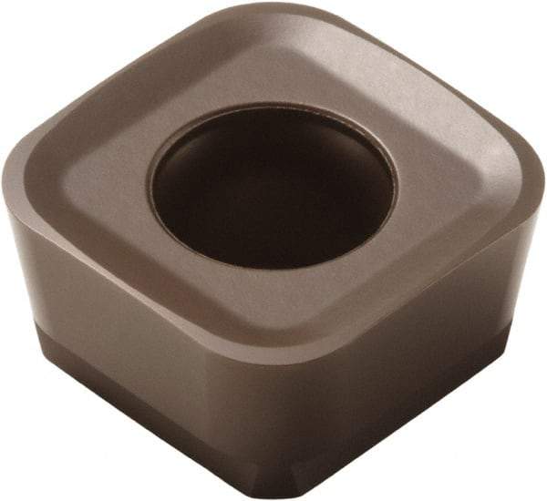 Seco - SCET120630 MD16 Grade MS2500 Carbide Milling Insert - TiCN/Al2O3 Finish, 1/4" Thick, 1/2" Inscribed Circle, 0.118" Corner Radius - Americas Industrial Supply