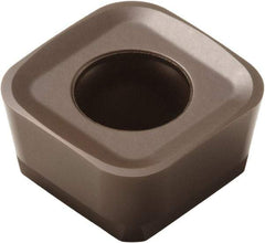 Seco - SCET120630 MD16 Grade MS2500 Carbide Milling Insert - TiCN/Al2O3 Finish, 1/4" Thick, 1/2" Inscribed Circle, 0.118" Corner Radius - Americas Industrial Supply