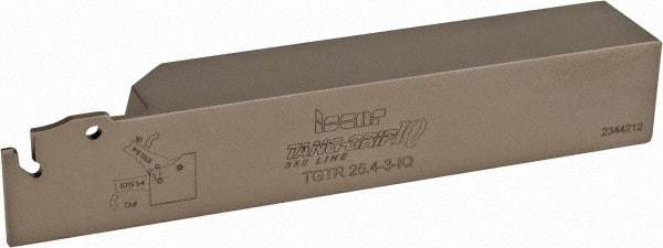 Iscar - TGT, Right Hand Cut, 2-1/4" Max Workpc Diam, TAG.. 6.., TAG.. 8.. Insert, Indexable Cutoff Toolholder - 1" Shank Width, 1" Shank Height, 5.905" OAL - Americas Industrial Supply