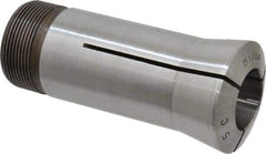 Lyndex - 51/64 Inch 5C Round Collet - 3.27 Inch Overall Length, 1.041-24 Internal Thread Size, Steel, 0.0011 Inch TIR - Exact Industrial Supply