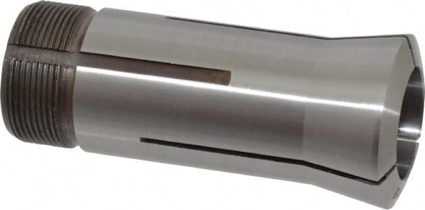 Lyndex - 15/16 Inch 5C Round Collet - 3.27 Inch Overall Length, 1.041-24 Internal Thread Size, Steel, 0.0011 Inch TIR - Exact Industrial Supply