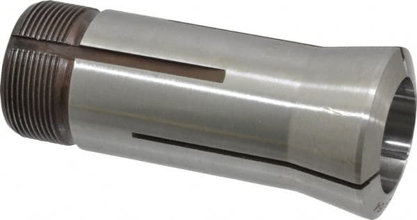 Lyndex - 63/64 Inch 5C Round Collet - 3.27 Inch Overall Length, 1.041-24 Internal Thread Size, Steel, 0.0011 Inch TIR - Exact Industrial Supply