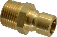 Coilhose Pneumatics - 3/8-18" NPT, 3/8" Body Diam, Coolant & Fluid Line Male Connectors - Brass - Americas Industrial Supply