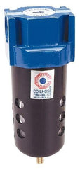 Coilhose Pneumatics - 3/8" Port Coalescing Filter - Polycarbonate Bowl, 0.3 Micron Rating, 7-1/2" High - Americas Industrial Supply