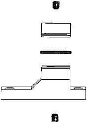 Coilhose Pneumatics - Filter Connecting Clamp Kit - Includes 2 Connecting Clamps, 2-Set Screws, 1 O-Ring & 1 Allen Wrench, For Use with Coilhose 27 Series & Filter/Regulator Combination Units - Americas Industrial Supply