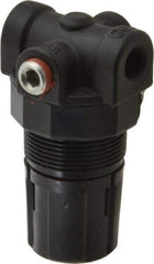Coilhose Pneumatics - 1/8" Miniature Coil Hose Regulator without Gauge - 9 CFM, 1/8" Gauge Port, 0-125 Adjusting Pressure, 0-125 psi - Americas Industrial Supply