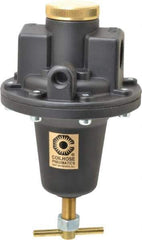 Coilhose Pneumatics - 3/4 NPT Port, 160 CFM, Cast Aluminum Heavy-Duty T-Handle Regulator - 0 to 125 psi Range, 250 Max psi Supply Pressure, 1/4" Gauge Port Thread, 5" Wide x 8-1/2" High - Americas Industrial Supply