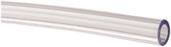 Made in USA - 3/16" ID x 5/16" OD, 1/16" Wall Thickness, Cut to Length (100' Standard Length) PVC Tube - Clear, 55 Max psi, 68 Shore A Hardness - Americas Industrial Supply