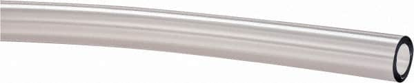 Made in USA - 1/4" ID x 3/8" OD, 1/16" Wall Thickness, Cut to Length (100' Standard Length) PVC Tube - Clear, 55 Max psi, 68 Shore A Hardness - Americas Industrial Supply