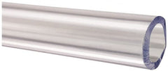 Made in USA - 5/8" ID x 7/8" OD, 1/8" Wall Thickness, Cut to Length (100' Standard Length) PVC Tube - Clear, 40 Max psi, 68 Shore A Hardness - Americas Industrial Supply