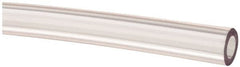 Made in USA - 1/4" ID x 7/16" OD, 3/32" Wall Thickness, Cut to Length (100' Standard Length) PVC Tube - Clear, 60 Max psi, 68 Shore A Hardness - Americas Industrial Supply