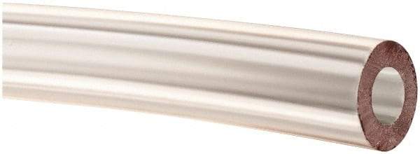 Made in USA - 1/4" ID x 1/2" OD, 1/8" Wall Thickness, Cut to Length (100' Standard Length) PVC Tube - Clear, 70 Max psi, 68 Shore A Hardness - Americas Industrial Supply