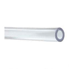 Made in USA - 3/8" ID x 5/8" OD, 1/8" Wall Thickness, Cut to Length (100' Standard Length) PVC Tube - Clear, 65 Max psi, 68 Shore A Hardness - Americas Industrial Supply