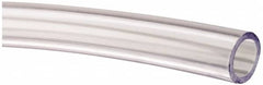 Made in USA - 1/2" ID x 11/16" OD, 3/32" Wall Thickness, Cut to Length (100' Standard Length) PVC Tube - Clear, 40 Max psi, 68 Shore A Hardness - Americas Industrial Supply