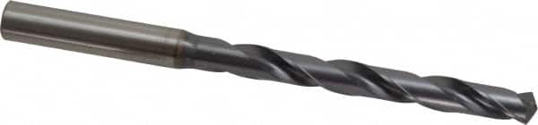 OSG - Letter R 130° Powdered Metal Jobber Drill - V Finish, Right Hand Cut, Spiral Flute, Straight Shank, 131mm OAL, Standard Point - Americas Industrial Supply