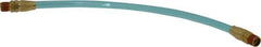 Coilhose Pneumatics - 1/4" ID 1' Long Lead-In Whip Hose - MNPT Swivel x MNPT Swivel Ends, 140 Working psi, -20 to 165°F, 1/4" Fitting, - Americas Industrial Supply