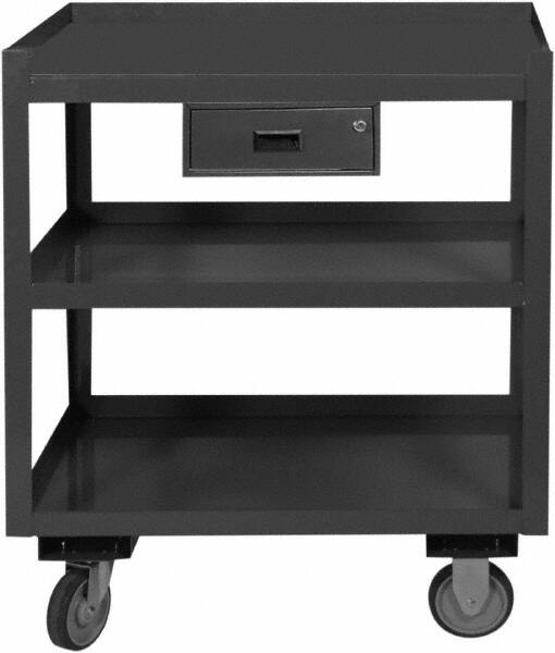 Durham - 30" Wide x 37-3/4" High x 24" Deep, Mobile Workstation - 1,200 Lb Capacity - Americas Industrial Supply