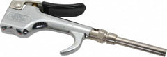 Coilhose Pneumatics - Safety Extension Tube Thumb Lever Blow Gun - 1/4 NPT, 3" Tube Length - Americas Industrial Supply