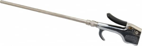 Coilhose Pneumatics - Safety Extension Tube Thumb Lever Blow Gun - 1/4 NPT, 10" Tube Length - Americas Industrial Supply