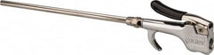 Coilhose Pneumatics - Safety Extension Tube Thumb Lever Blow Gun - 1/4 NPT, 36" Tube Length - Americas Industrial Supply