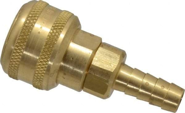 Coilhose Pneumatics - 3/8 Male NPT Industrial Pneumatic Hose Coupler - Brass, 1/4" Body Diam - Americas Industrial Supply