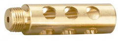 Coilhose Pneumatics - Blow Gun Safety Booster Nozzle - 1/8 NPSM, 1-1/2" Hose Length - Americas Industrial Supply